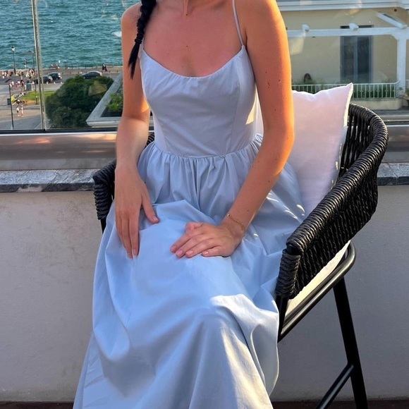 HOUSE OF CB 'Lolita' Soft Blue Corset Sundress - Picture 5 of 9